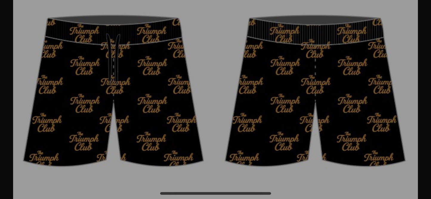 The Triumph Club All-Over Signature Mesh Shorts