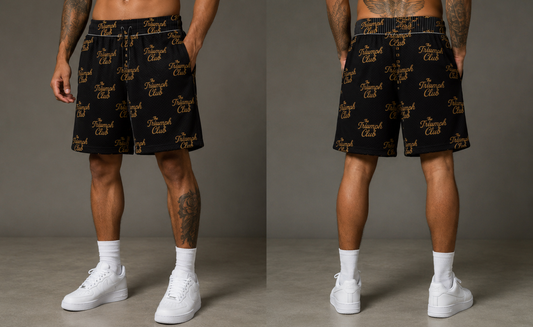 The Triumph Club All-Over Signature Mesh Shorts